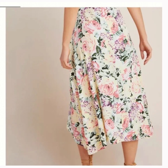 Faithfull Venissa Floral Flower Boho Peasant Cottage Hippie Chic Midi Dress - Picture 5 of 10